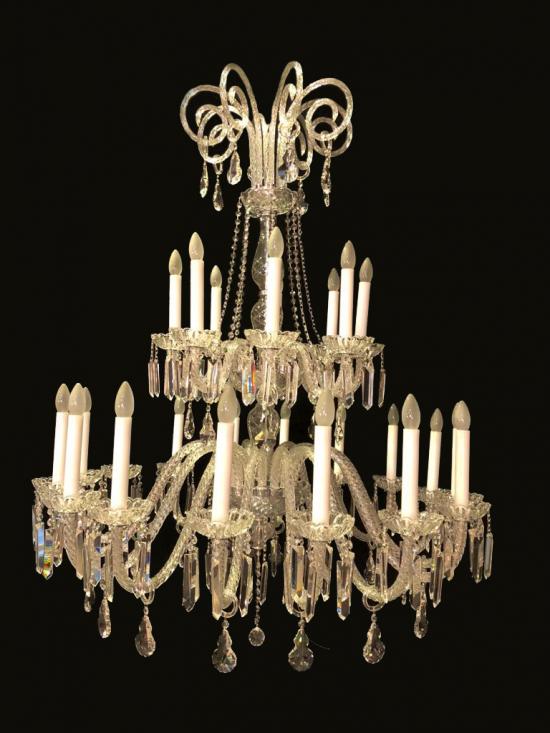 Lustre Cristal K9 24 lmpadas