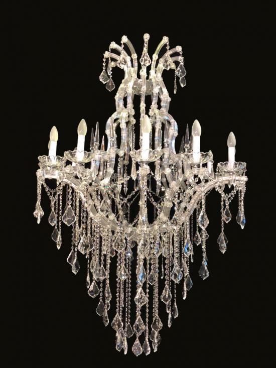 Lustre Cristal K9 12 lmpadas