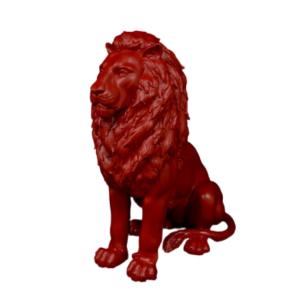 ESCULTURA LEAO ATLAS M